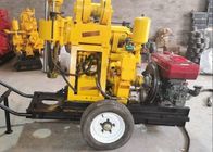 Spt Testi Hidrolik Borewell Makinesi Dizel Motor Tekerlekleri Monte Edilmiş Gk 200