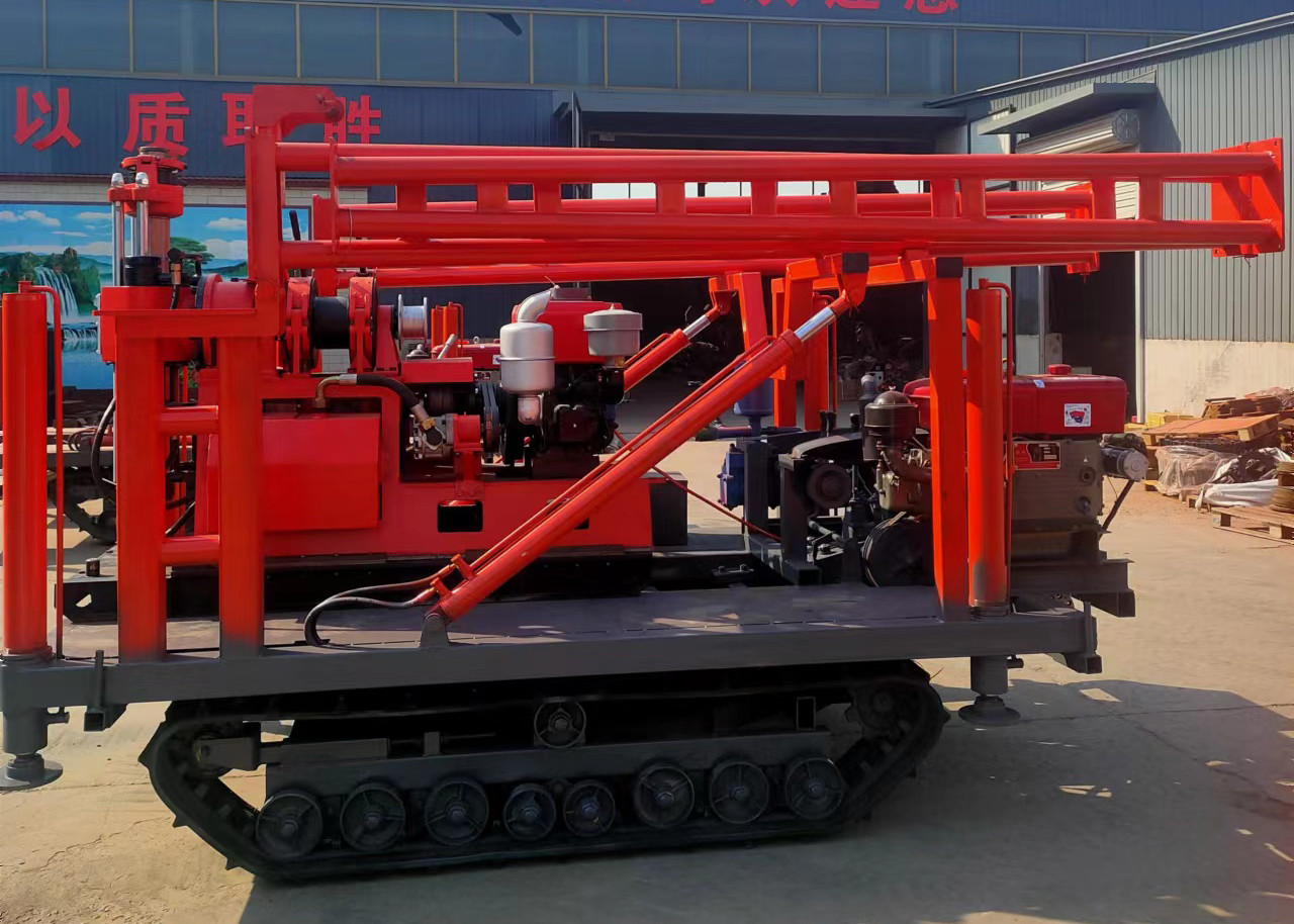 Taşınabilir Römork Üstü Sondaj Makineleri Otomatik Borewell Toprak Testi Yüz Metre
